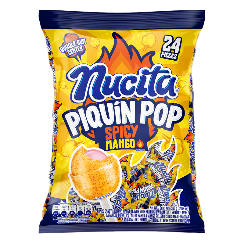 Nucita Piquin Pop Mango, 24 Count, 12.7 Oz