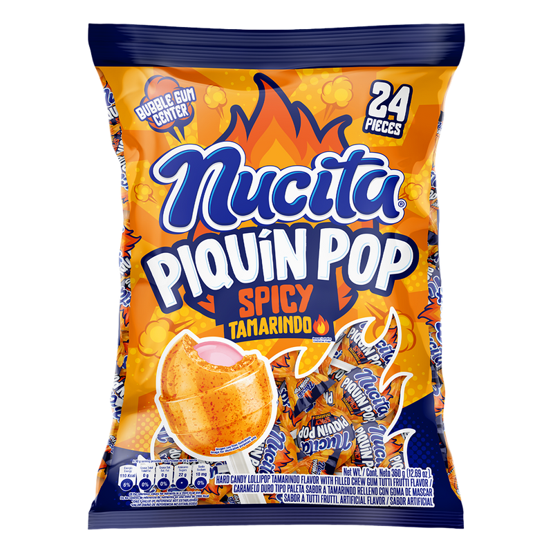 Nucita Piquin Pop Tamarindo, 24 Count, 12.7 Oz