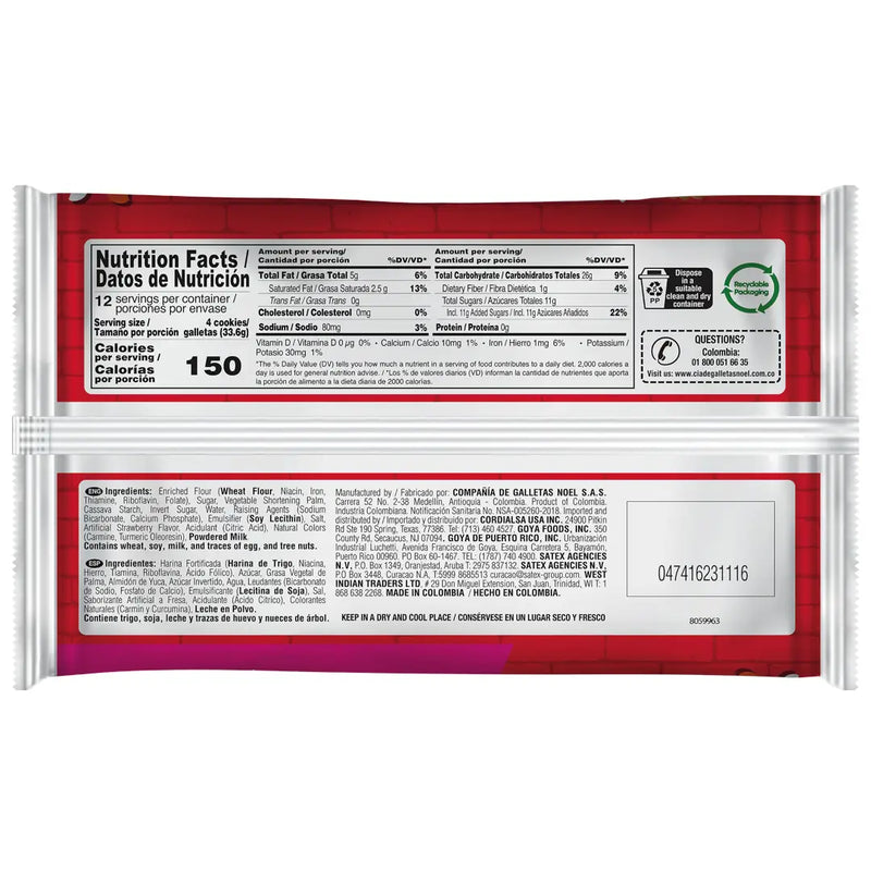 Festival Strawberry Creme, Cookie To Go, 14.1 Oz, 12 ct