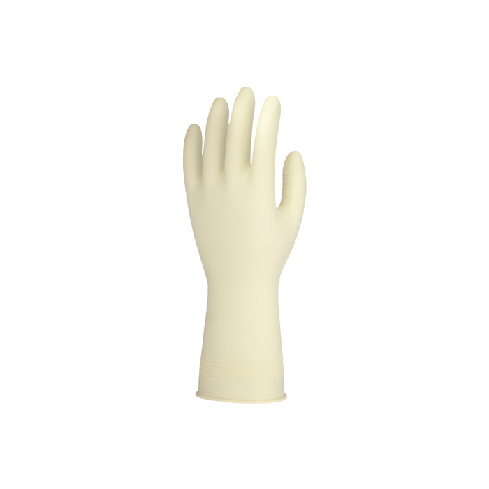 Eterna, Ecological Gloves, Size L, 100% of Natural Latex, White Color, 2.12 Oz