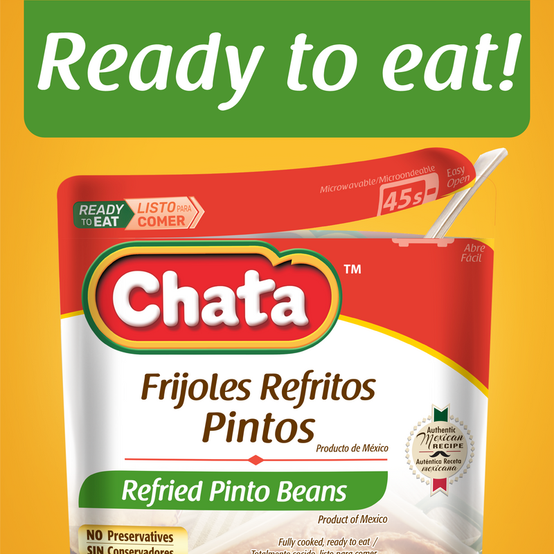 Chata Frijoles Pintos Refritos 15.2 oz