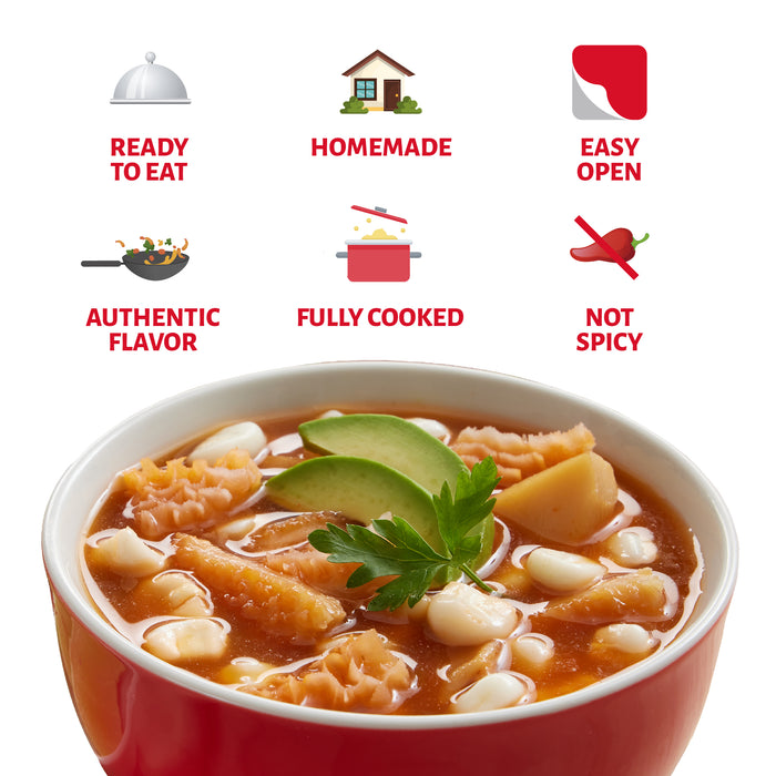 Chata Red Menudo With Hominy Soup Can, 25 oz