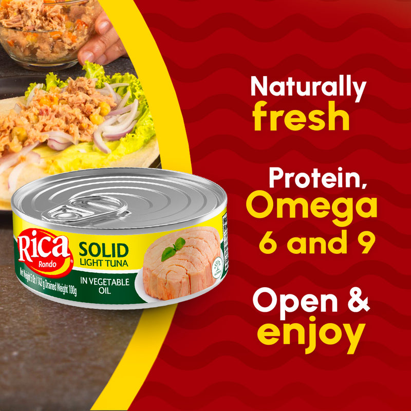 Rica Solid Tuna in Vegetable Oil Can, 5 oz