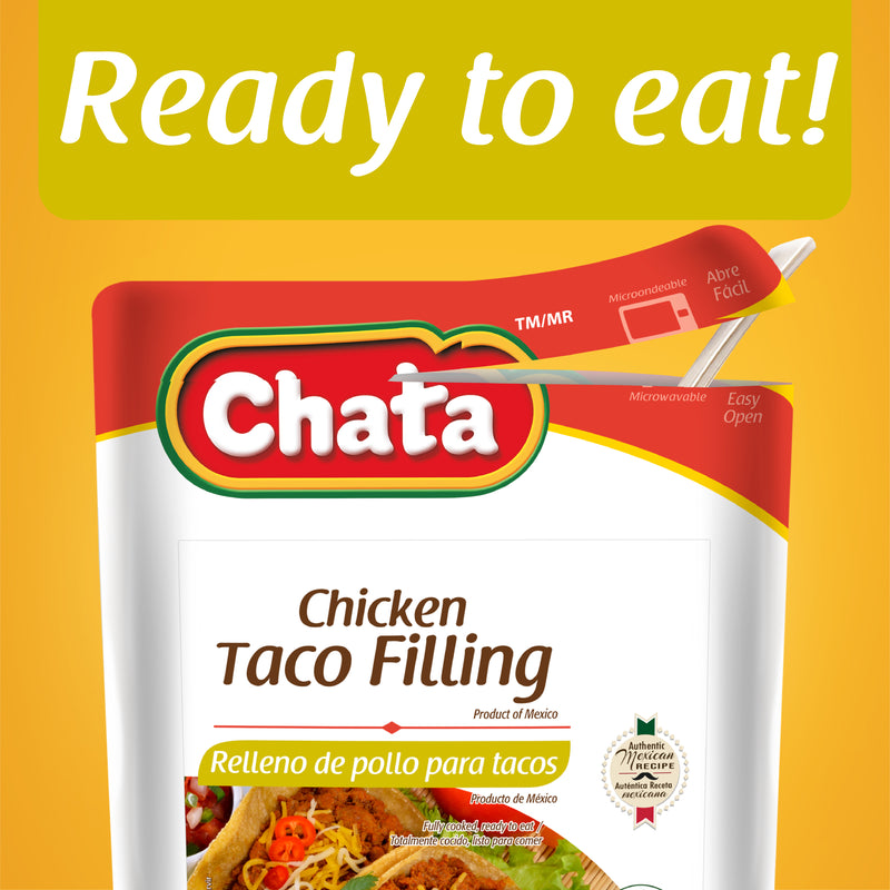 Chata Chicken Taco Filling Pouch, 7 oz