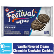 Festival Wow, Sandwich Cookies, 12.7 Oz, 10 ct