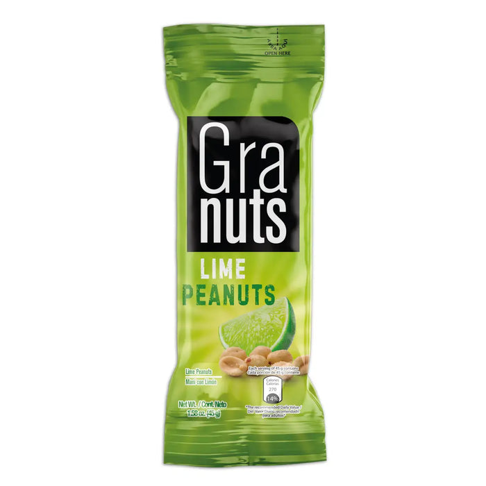 Granuts, Lime Peanuts, Display, 1.76 Oz