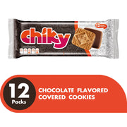 front picture Chiky chocolate 16.9 oz showing the quantity of 10 units of the package