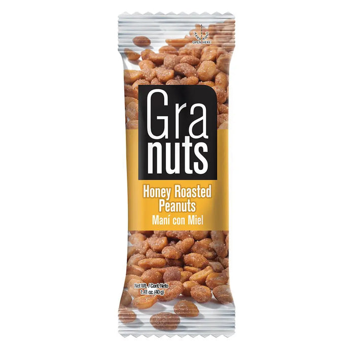 Granuts, Honey Peanuts, Display, 1.76 Oz