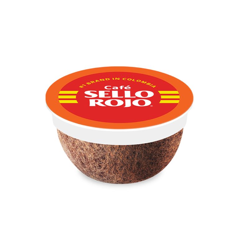 Sello Rojo Tradicional Single Serve Coffee Pods, 100% Latin American Coffee, 12 ct