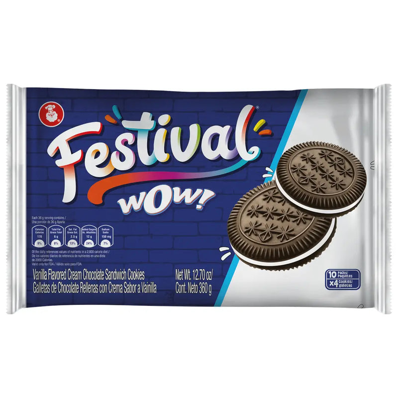 Festival Wow, Sandwich Cookies, 12.7 Oz, 10 ct