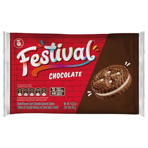 Festival Chocolate Creme, Cookie To Go, 14.1 Oz, 12 ct