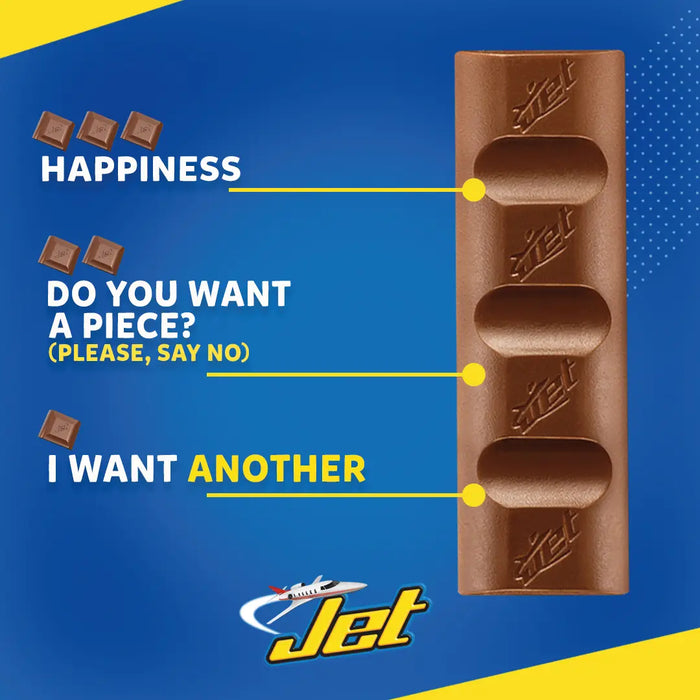 Jet Milk Chocolate Bar Display 24 ct + FREE ALBUM
