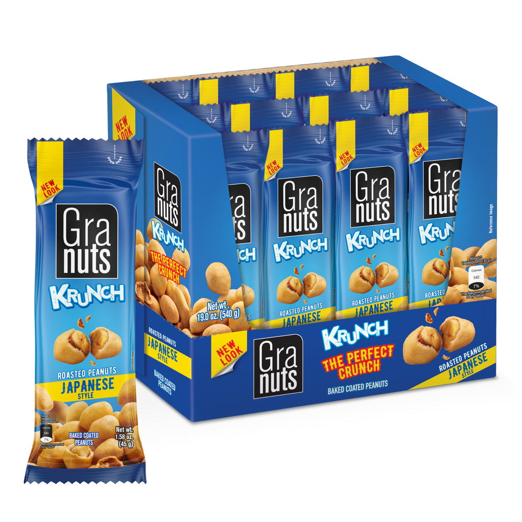 Granuts Krunch Roasted Classic, 12 Snack Packs, 1.58 Oz
