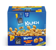 Granuts Krunch Roasted Classic, 1.59 Oz (12 Inner Packs), On-the-Go Snack.
