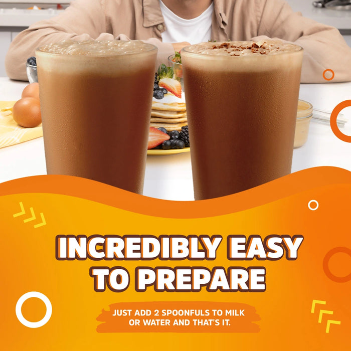 image of two glasses of Chocolisto indicating easy preparation