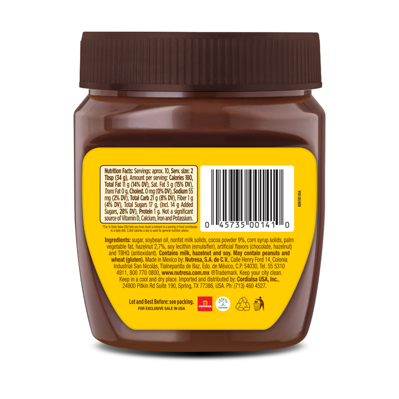 Cremino Hazelnut Spread, 10.6 oz