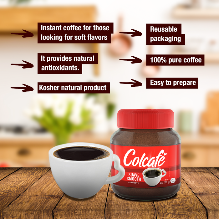 Colcafé Café Instantáneo En Polvo Tarro 6 oz