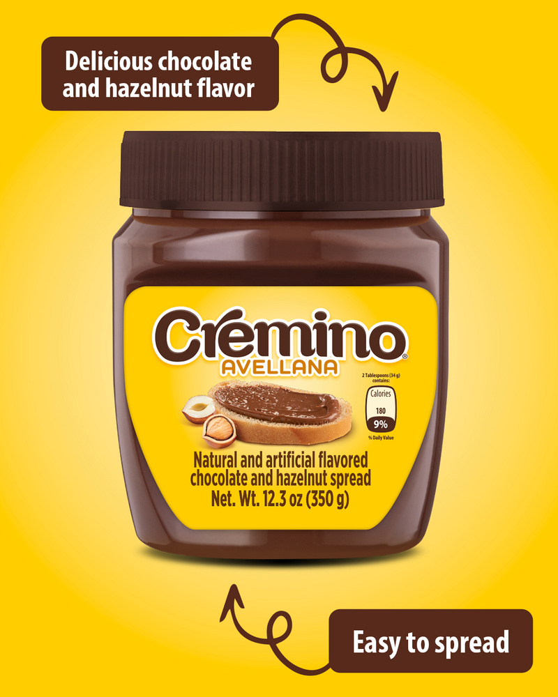 Cremino Hazelnut Spread, 10.6 oz