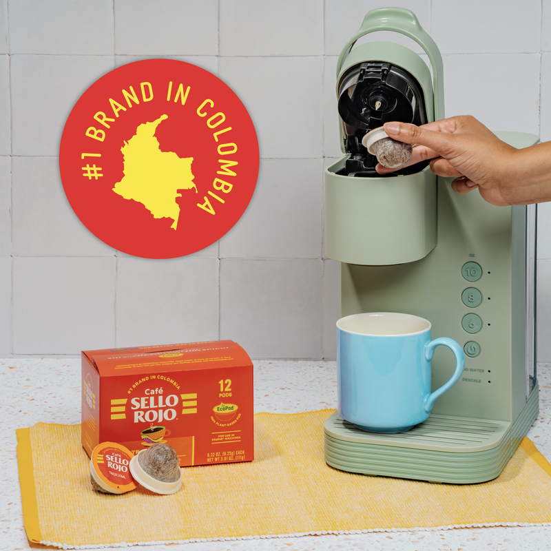 Sello Rojo Tradicional Single Serve Coffee Pods, 12 count, 3.91 oz