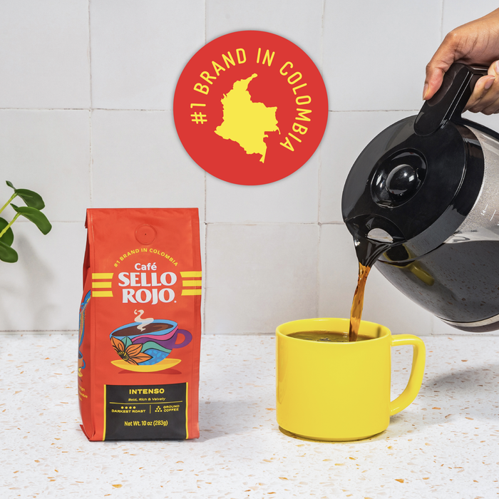 Sello Rojo Ground Coffee Intenso Bag, 10 oz