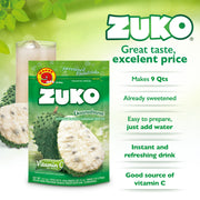 Zuko Guanabana, Drink Mix – 14.1 oz, No Sugar Needed.