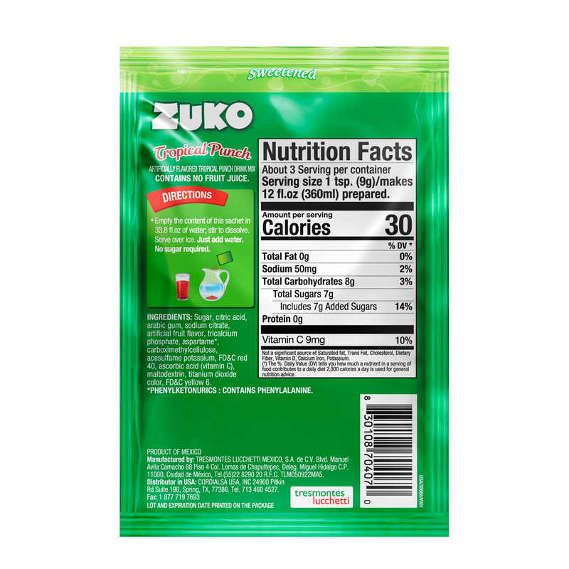 Zuko Ponche Tropical