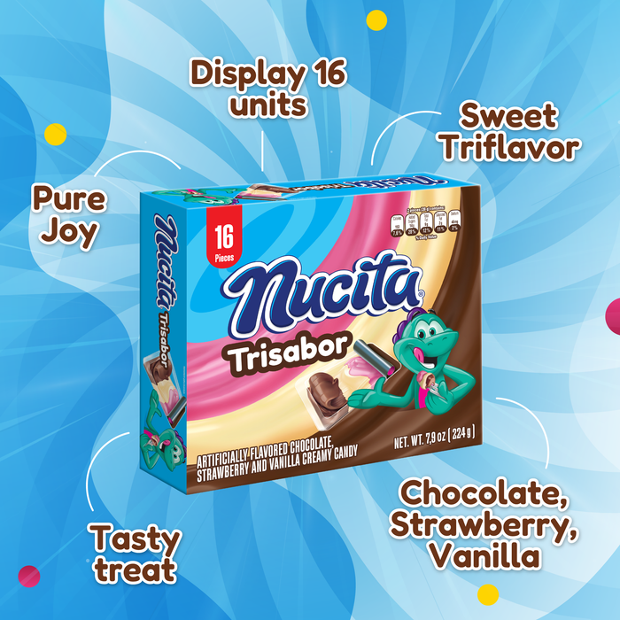 Nucita Tri-Sabor Box, 16 Count, 8.5 oz