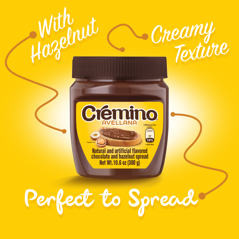 Cremino Hazelnut Spread, 10.6 oz