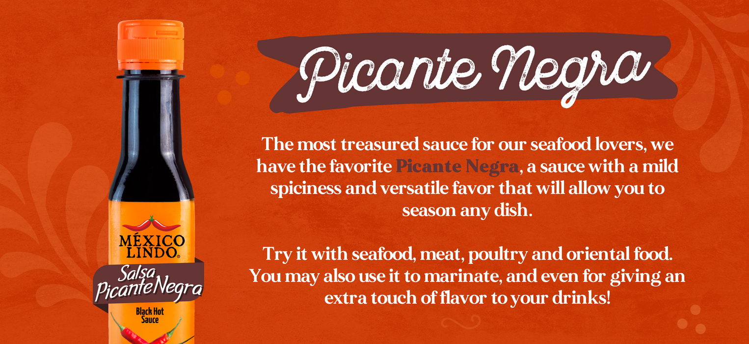 Mexico Lindo Picante Negra Hot Sauce, 5 oz