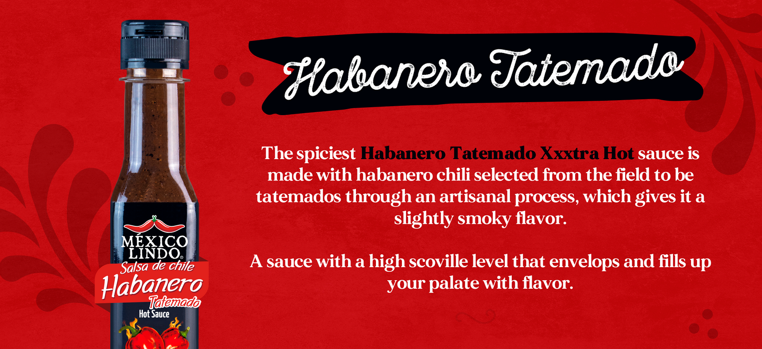 Mexico Lindo Xxxtra Hot Sauce, 5 oz