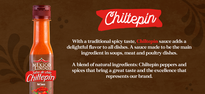 México Lindo Chiltepin  Salsa Picante 5 oz