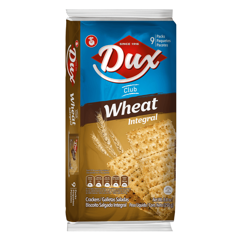 Bolsa de galletas de trigo Dux de 8.8 oz