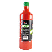 Amor, Lemon Hot Sauce, 33 Oz, softer and less spicy flavor, Scoville level 2600, the flavor of chili, high-quality product, traditional spicy, bottle, fluid liquid.