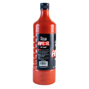 Amor, Chamoy Sauce, 33 Oz, Scoville level of 2,800, flavor of chili, high-quality product, traditional spicy, Fluid Liquid, Bottle.