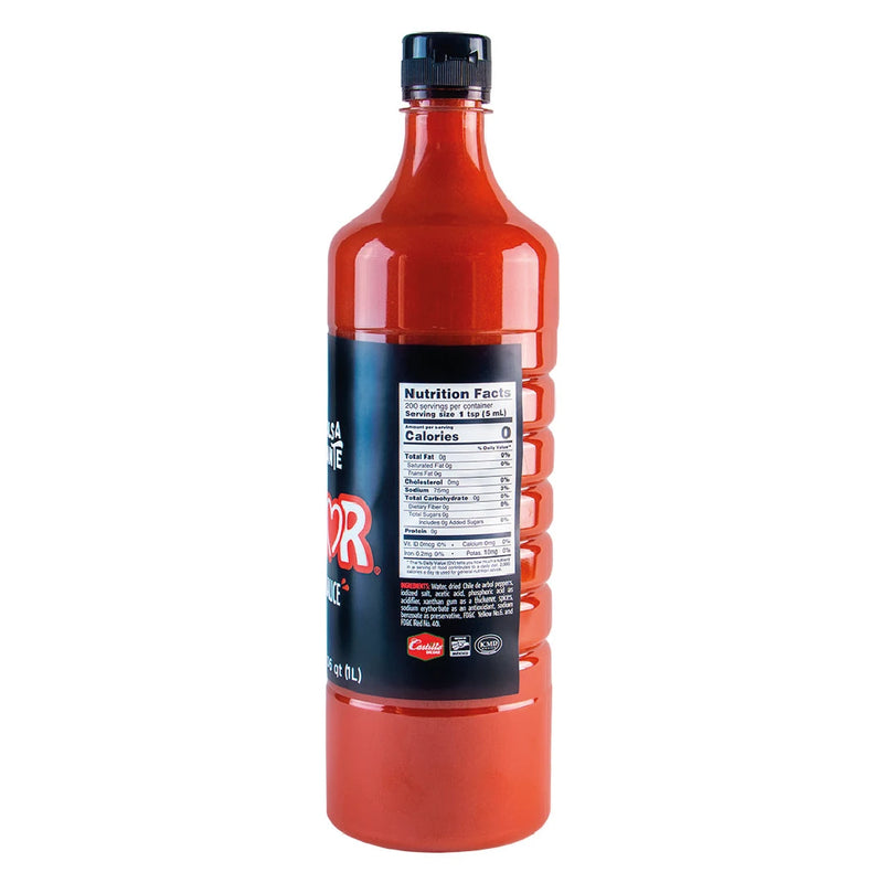 Amor, Chamoy Sauce, 33 Oz, Scoville level of 2,800, flavor of chili, high-quality product, traditional spicy, Fluid Liquid, Bottle.