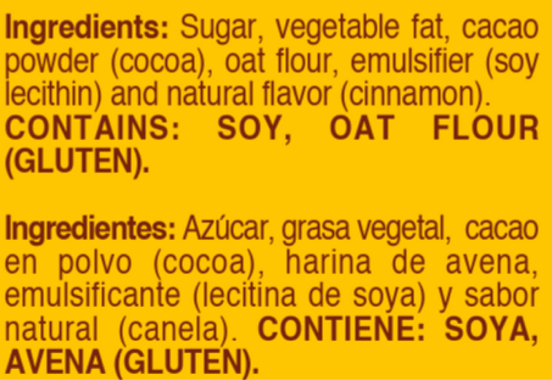 Corona Hot Chocolate Single Serve Bars, Cinnamon Flavor, 14 Tablets, 15.43 oz