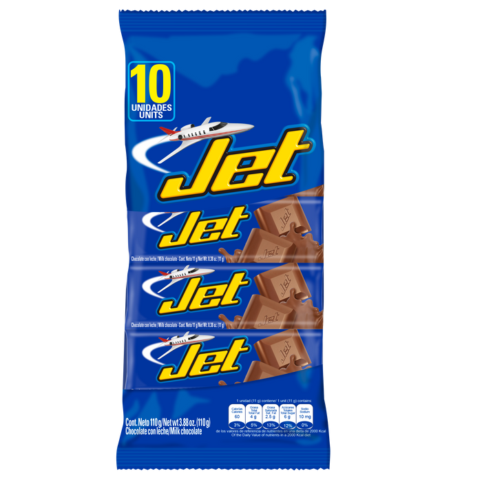 Jet Milk Chocolate Bag, 10 Count, 4.2 oz