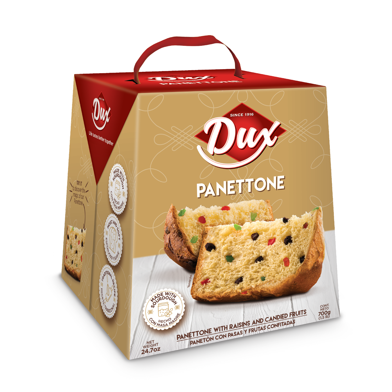 Dux, Panettone, 24.7 oz
