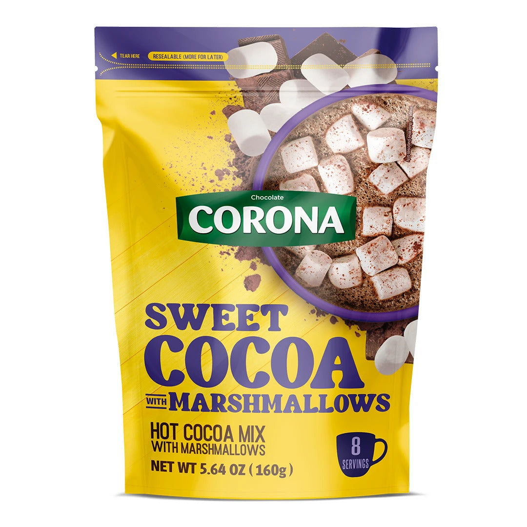 Corona Sweet Cocoa with Marshmallow Doypack, 7.05 oz (Pack of 1).