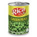 Rica Green Peas, Can, 15 oz