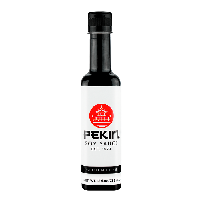 Pekin, Soy Sauce, 12 Oz, Fluid Liquid, Bottle, Gluten-free, quality ingredients.