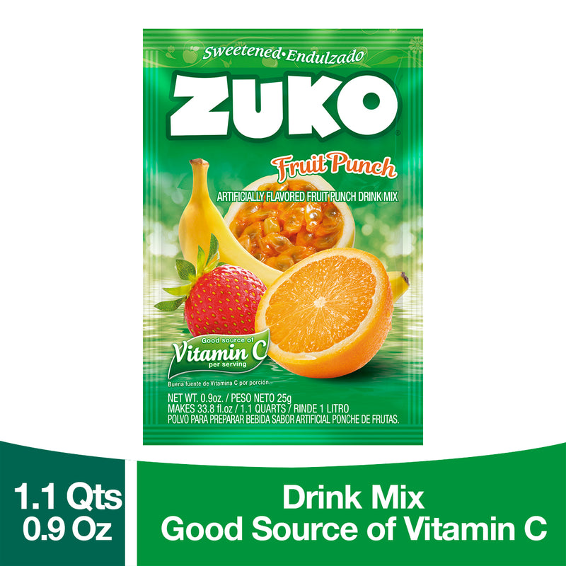 Zuko Ponche De Frutas Display 24 ct x 0.9 oz