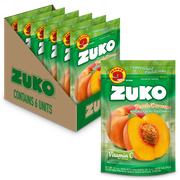 Zuko Peach in its Family Pack format, in a package containing 6 units.