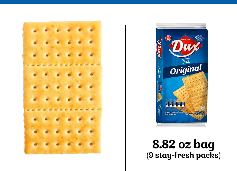 Dux Original Crackers Bag, 9 Count, 8.8 oz