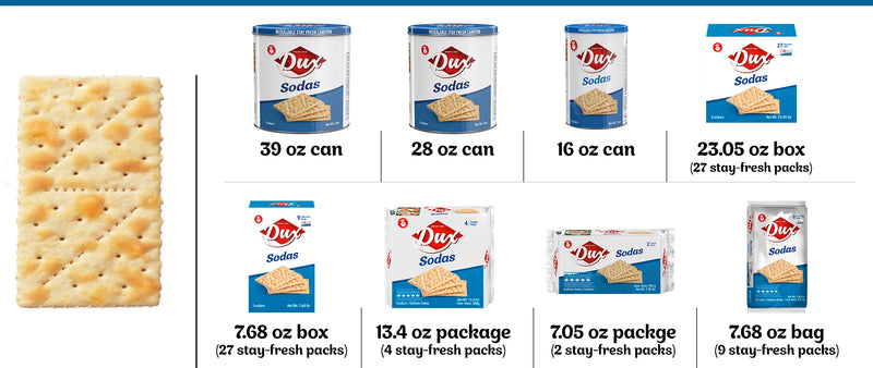Dux Sodas Crackers Bag, 9 Count, 7.6 oz