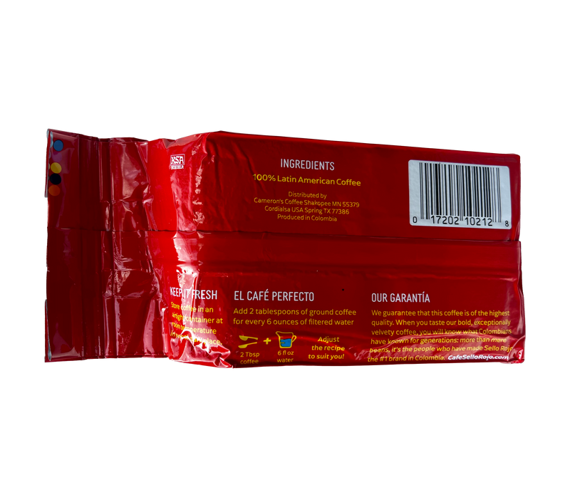 Sello Rojo Ground Coffee Espresso, 10 oz