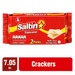 Saltine, Crackers Pack, 7.05 Oz, 2 inner packs, crispy flavor