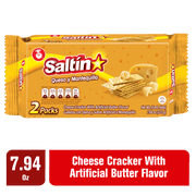 Saltin, Cheese and Butter Crackers, 7.93 Oz, 2 inner packs.