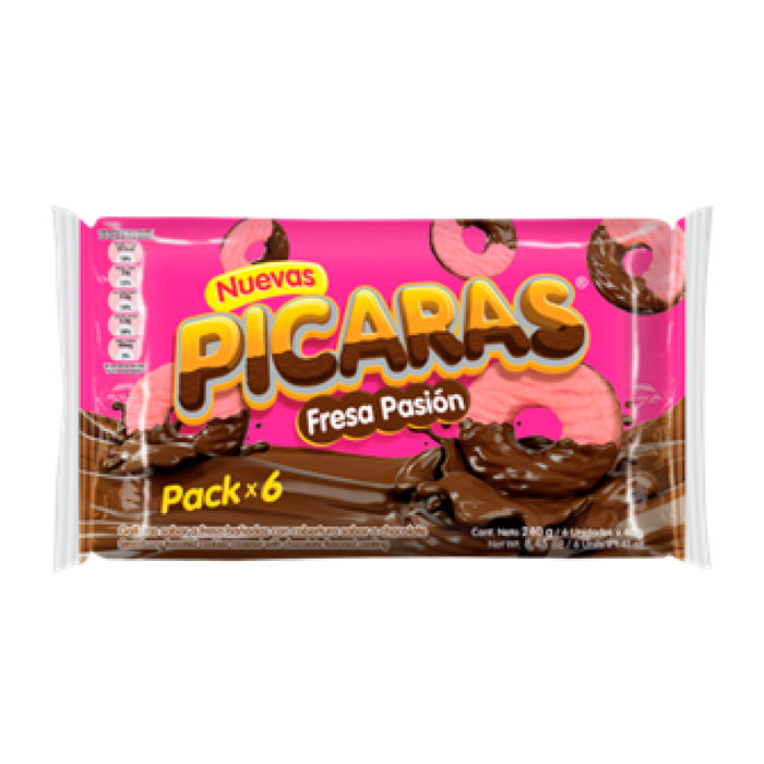 Picaras Strawberry Cookies 8.45 Oz - 6 ct