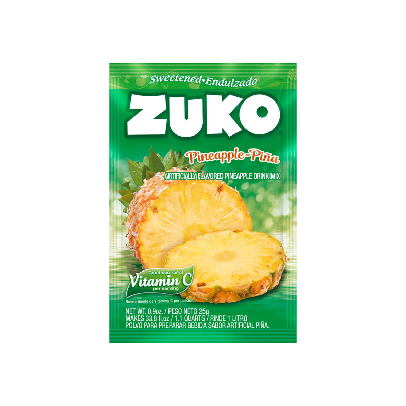 Zuko Pineapple 0.9 Oz - 24 units, refreshing drink